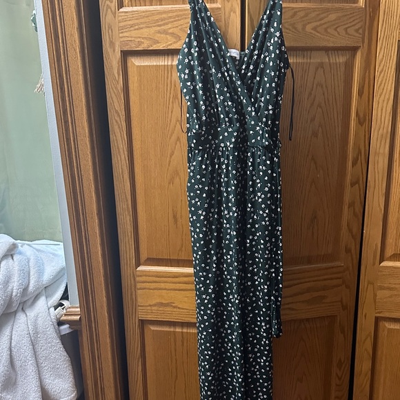 Kaileigh Dark Green Floral jumper - Picture 4 of 5